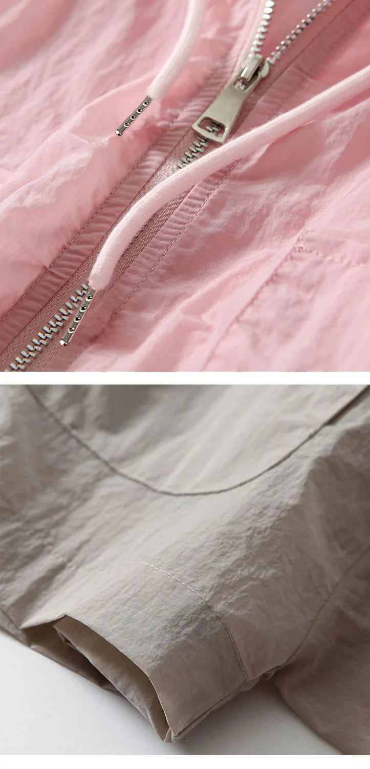 Lightweight Hooded Windbreaker