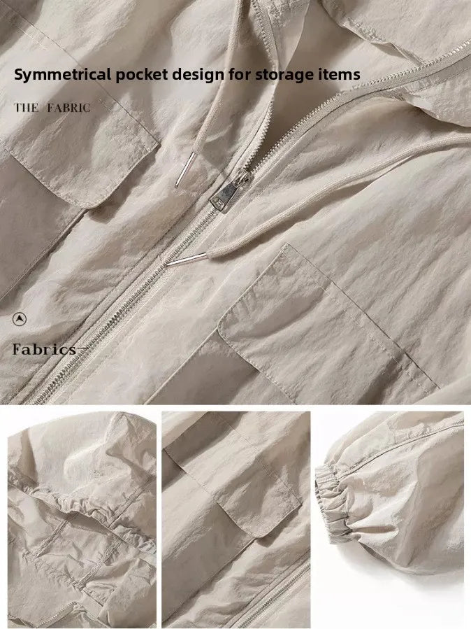 Lightweight Hooded Windbreaker