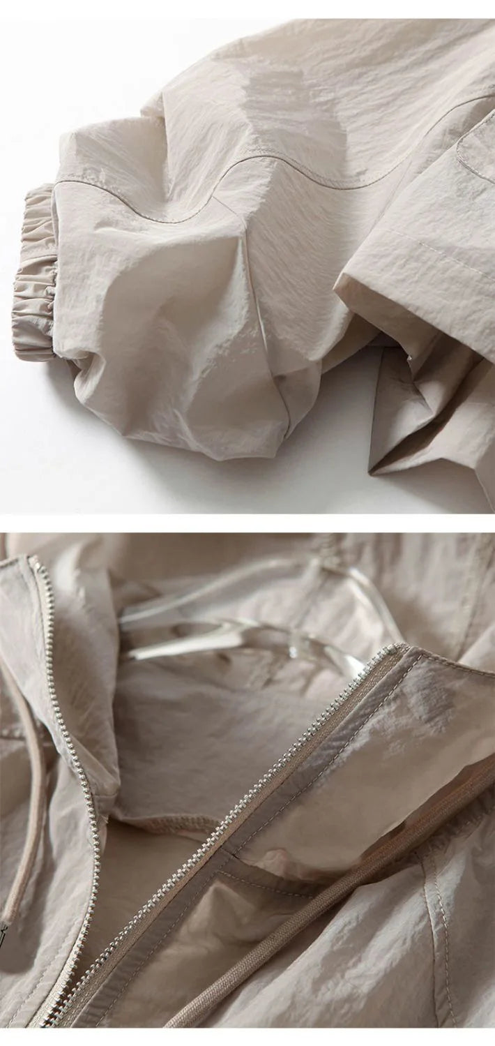 Lightweight Hooded Windbreaker