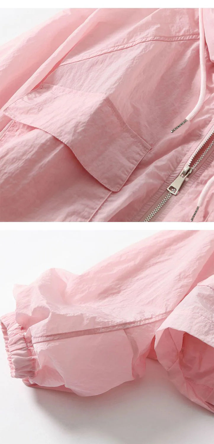 Lightweight Hooded Windbreaker