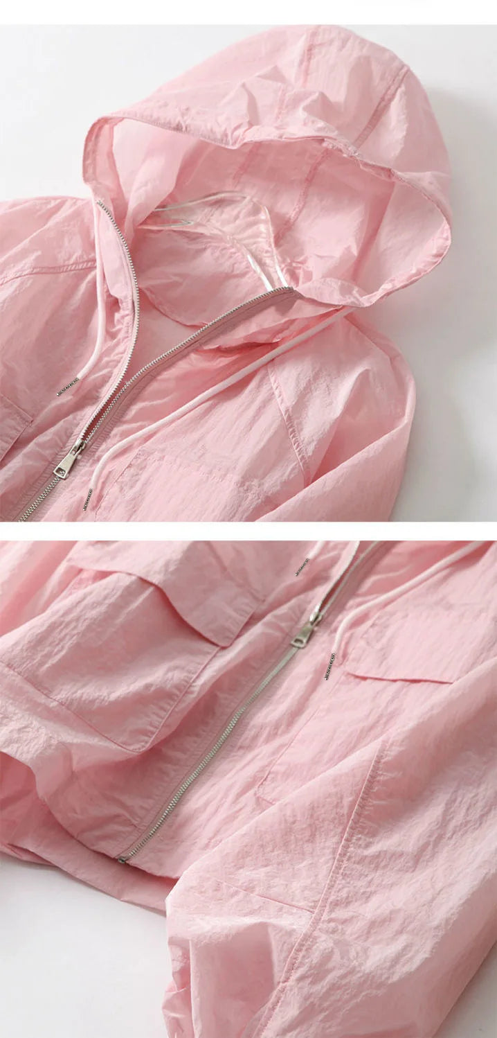 Lightweight Hooded Windbreaker